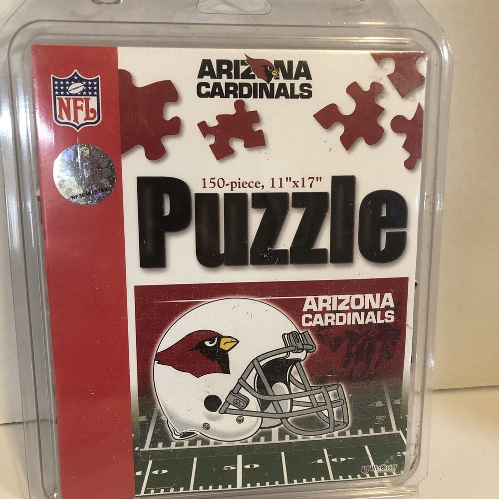 NEW !!  NFL ARIZONA CARDINALS  Wincraft 11" x 17" Team Logo 150 Piece Puzzle